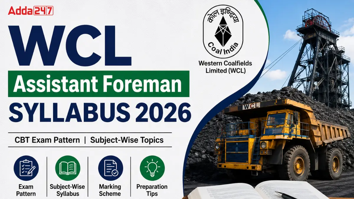 WCL Assistant Foreman Syllabus