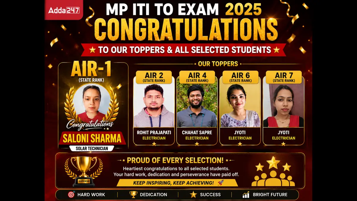 Adda247 Students Shine in MP ITI TO Exam