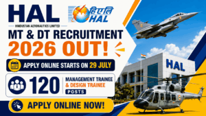 HAL MT & DT Recruitment 2026
