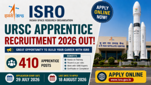 ISRO URSC Apprentice Recruitment 2026 Out, Apply Online for 410  Posts
