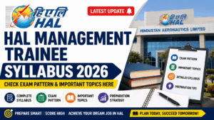 HAL Management Trainee Syllabus 2026