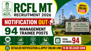 RCFL MT Recruitment 2026