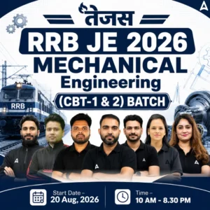 RRB JE 2026 Mechanical Engineering Batch