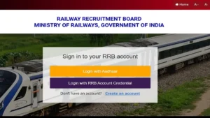 RRB JE Apply Online 2026 Link