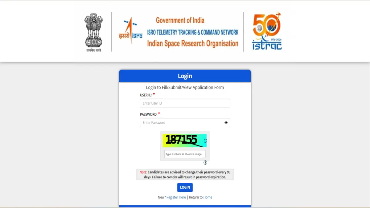 ISRO ISTRAC Admit Card 2026