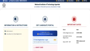 NIT Agartala Non Teaching Recruitment 2026