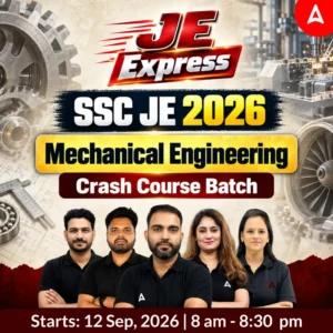 SSC JE Mechanical Batch