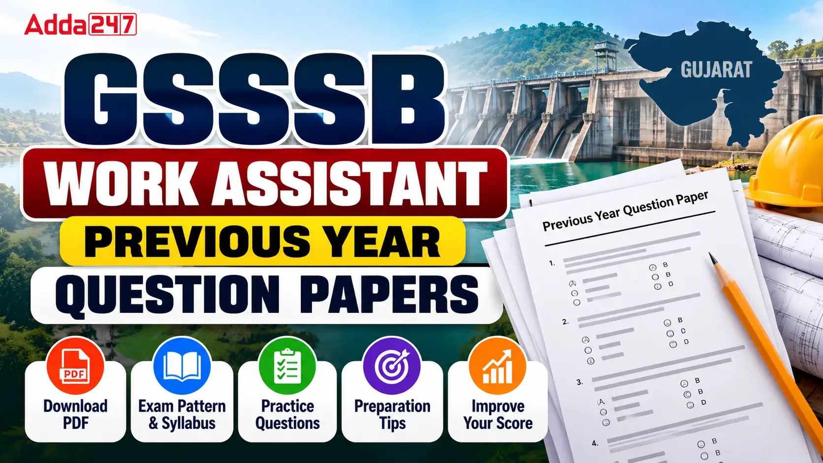GSSSB Work Assistant Previous Year Question Papers