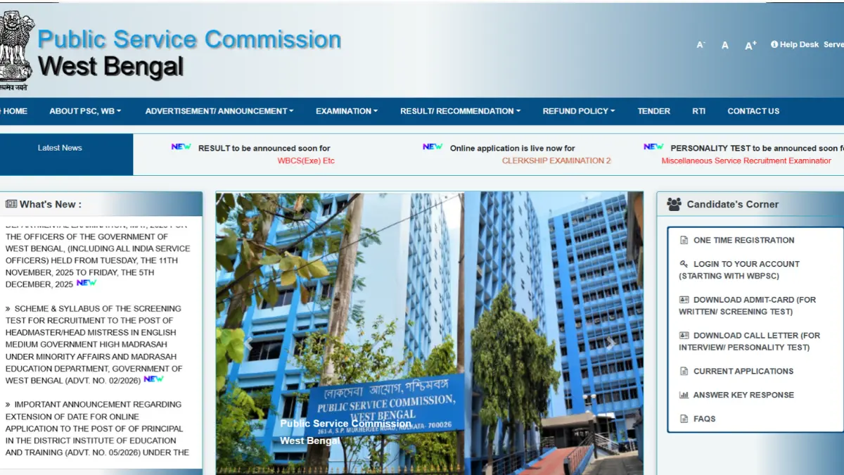 WBPSC Sub Surveyor Syllabus 2026