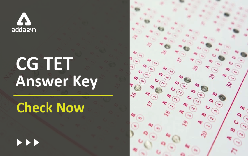 CG TET Answer Key 2022 Download PDF for Paper 1&2_40.1