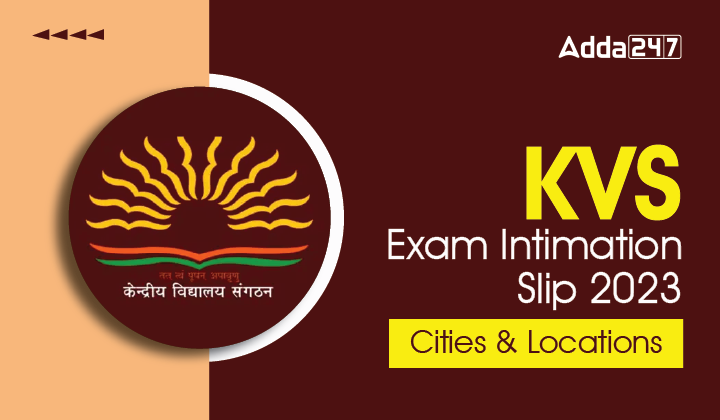 KVS Intimation Slip 2023