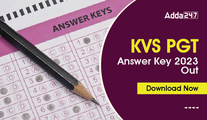 KVS PGT Answer Key 2023 Out-01