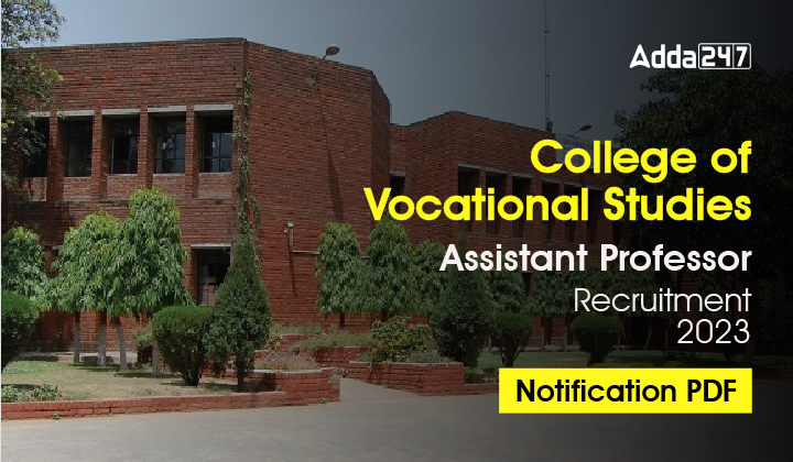 College of Vocational Studies Assistant Professor Recruitment 2023 Notification PDF-01