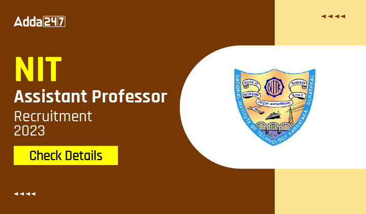 NIT Assistant Professor Recruitment 2023-01