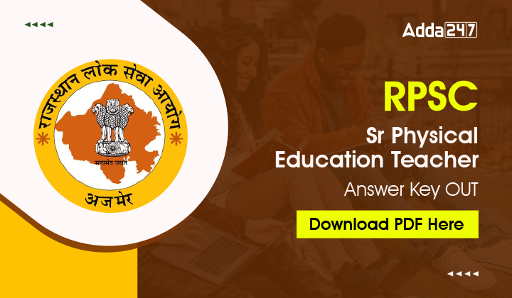 RPSC Sr Physical Education Teacher Answer Key OUT, Download PDF Here-01