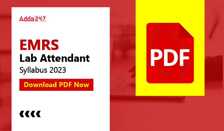 EMRS Lab Attendant Syllabus 2023-01