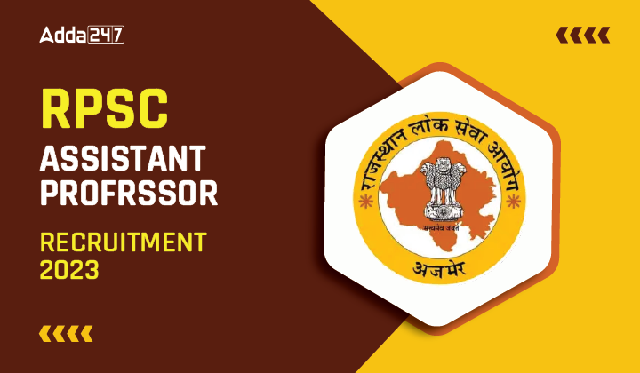 RPSC Assistant Professor Recruitment 2023-01
