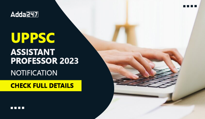 UPPSC Assistant Professor 2023 Notification-01