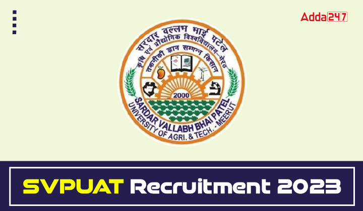 SVPUAT Recruitment 2023-01