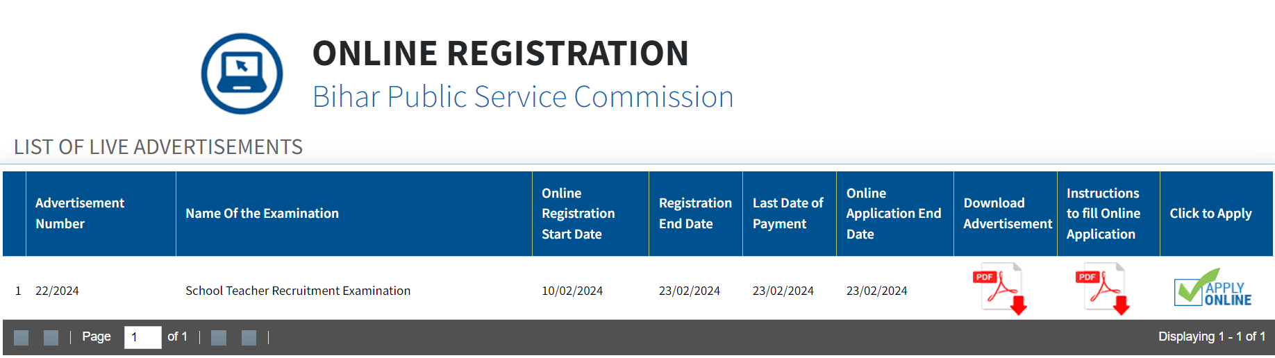 BPSC TRE 3.0 Apply Online Link Active, Last Date Reminder_3.1