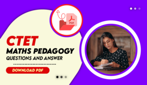 CTET Maths Pedagogy Question