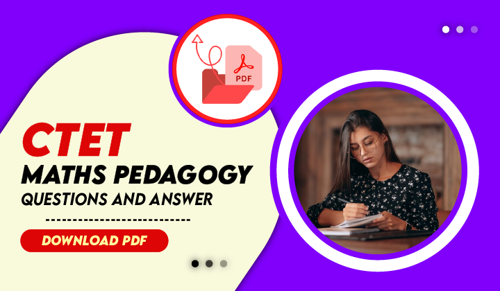 CTET Maths Pedagogy Question