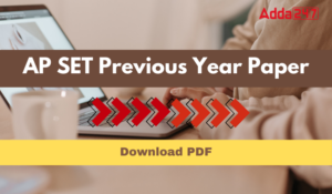 AP SET Previous Year Paper PDF With Solutions