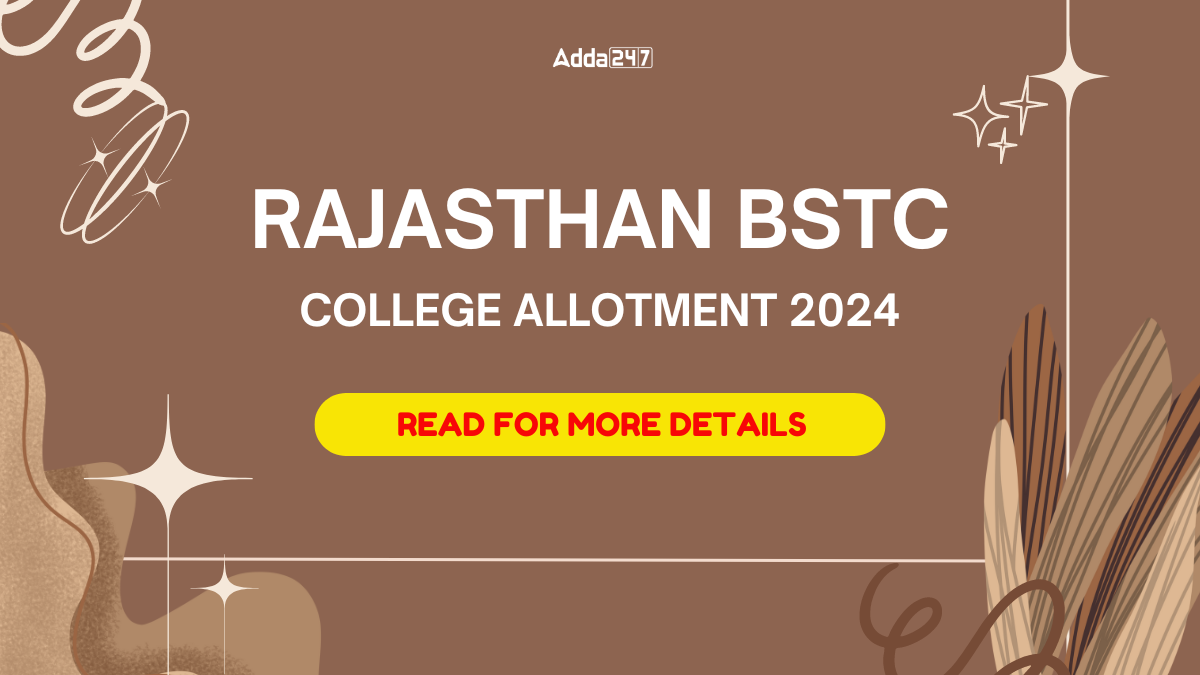 Rajasthan BSTC College Allotment 2024