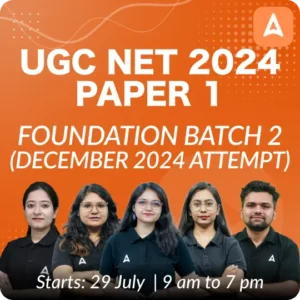 UGC NET 2024 Paper I