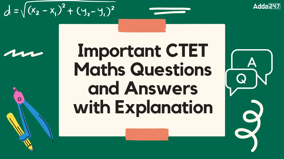 CTET Maths Questions