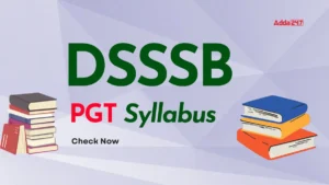 DSSSB PGT Syllabus