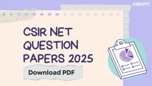 CSIR NET Question Papers