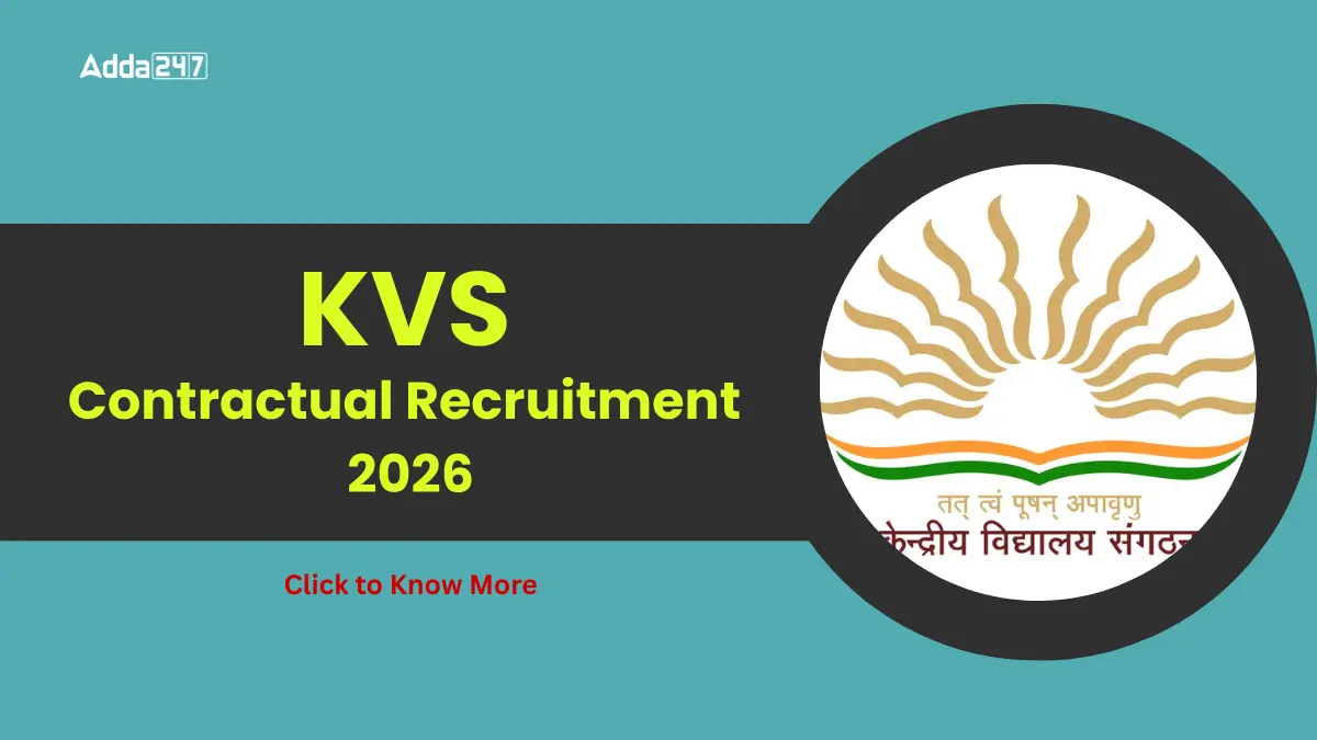 KVS Contractual Recruitment 2026