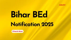 Bihar BEd Notification 2025