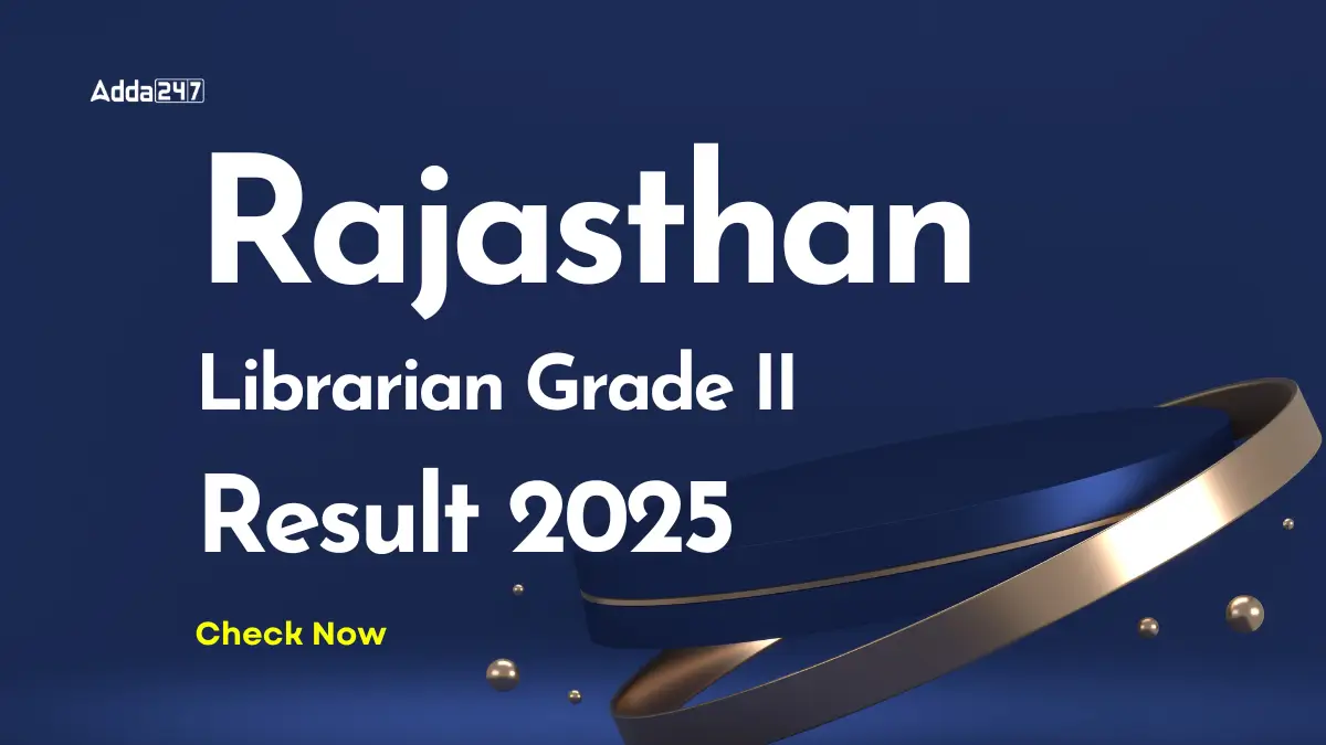 Rajasthan Librarian Grade II Result 2025