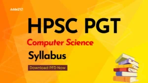 HPSC PGT Computer Science Syllabus