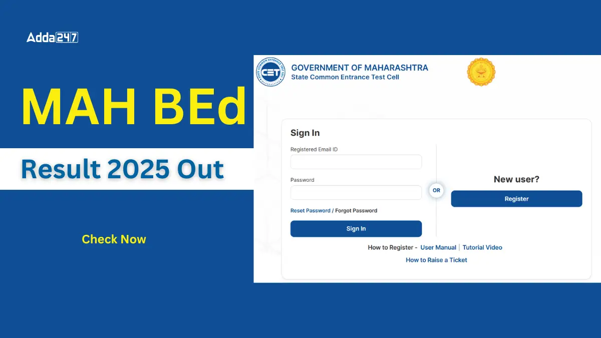 MAH BEd Result 2025 Out