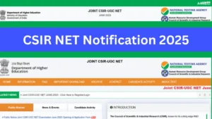 CSIR NET 2025 Notification Out, Exam Dates, Vacancy & Eligibility