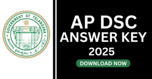 AP DSC Response Sheet 2025