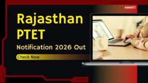 Rajasthan PTET Notification 2026