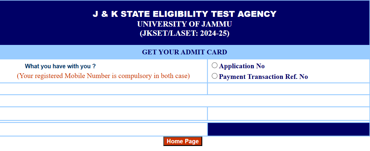 JKSET Admit Card 2025 Out, Direct Hall Ticket Download Link @jujkset.in_3.1
