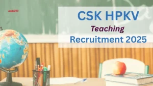 CSK HPKV Teaching Recruitment 2025 (1)