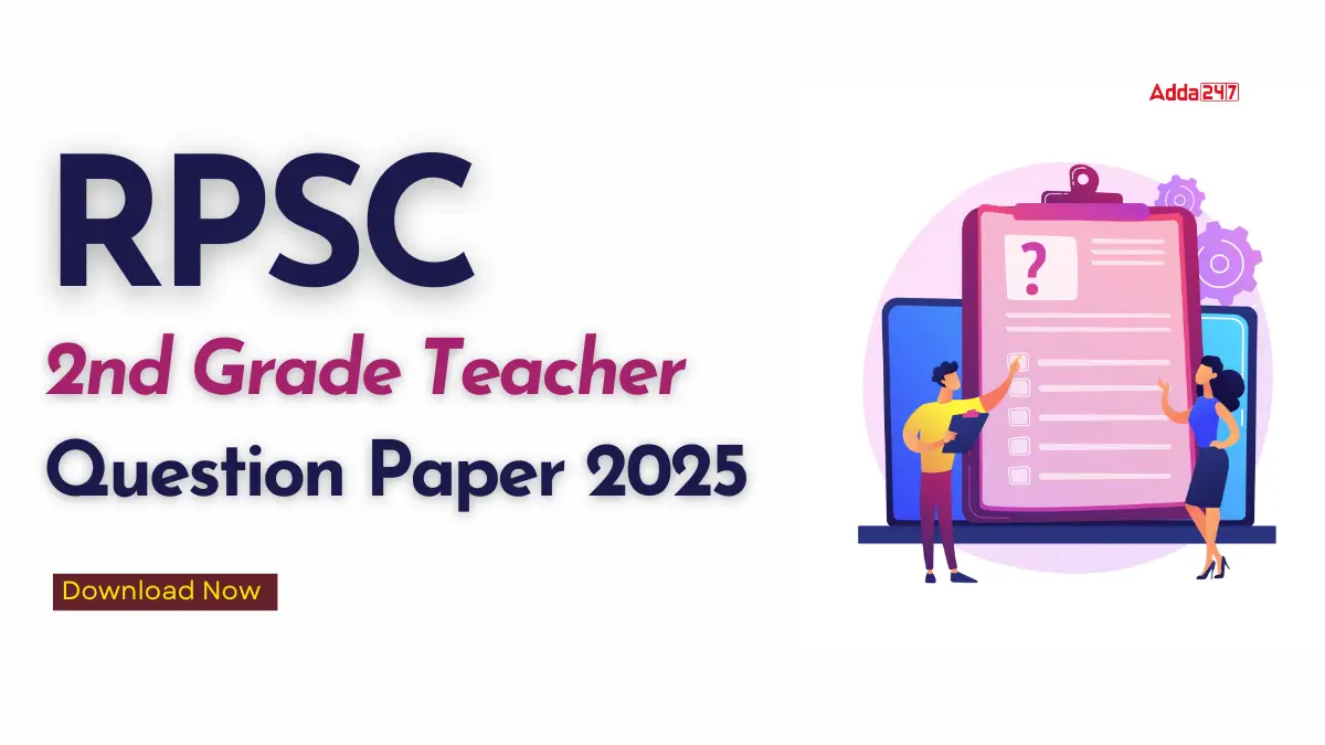 RPSC 2nd Grade Teacher Question Paper 2025