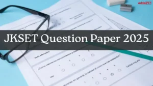JKSET Question Paper 2025, Download Subject Wise PDF
