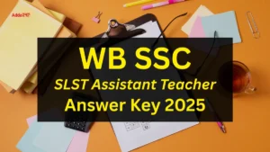 WB SSC SLST Teacher Answer Key 2025