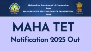 MAHA TET Notification 2025