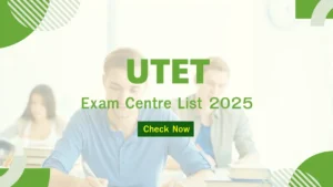 UTET Exam Center List 2025