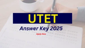 UTET Answer Key 2025