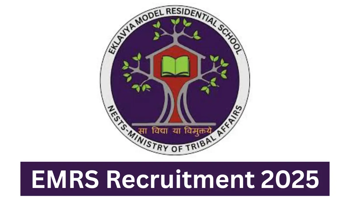EMRS Recruitment 2025