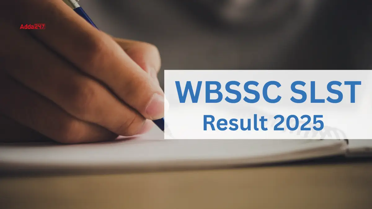 WBSSC SLST Result 2025